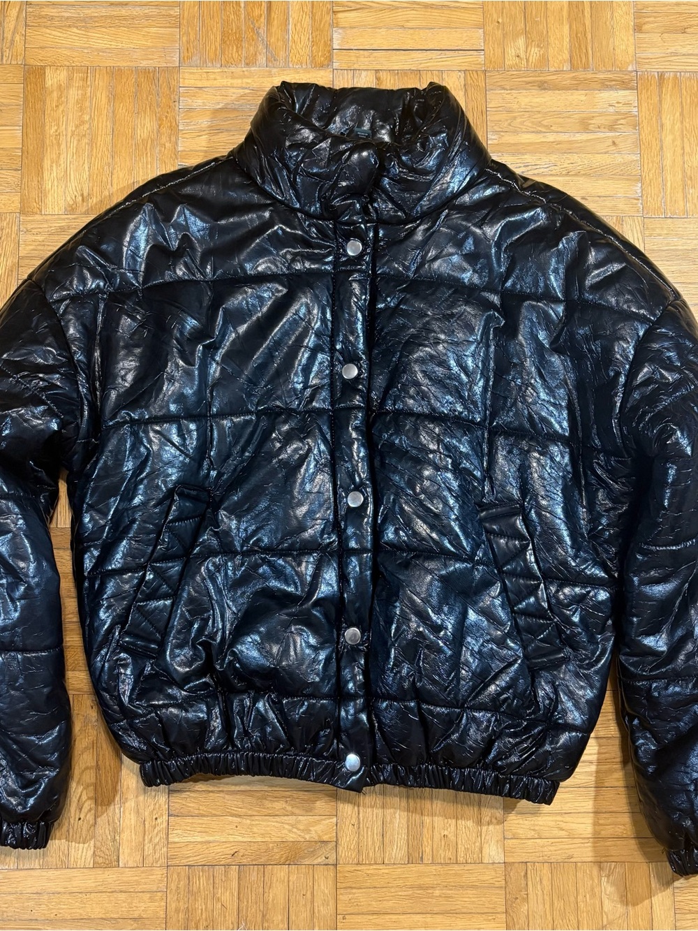 Wild Fable Black Puffer Coat